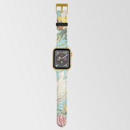 Botanical floral pattern Apple Watch Band