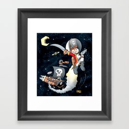Space Pirate Gilly Framed Art Print
