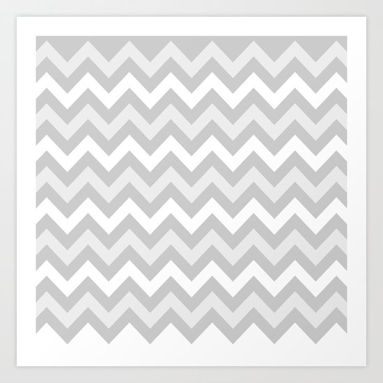 chevron #9 Art Print