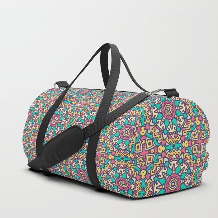 Colorful Tribal Mosaic Duffle Bag