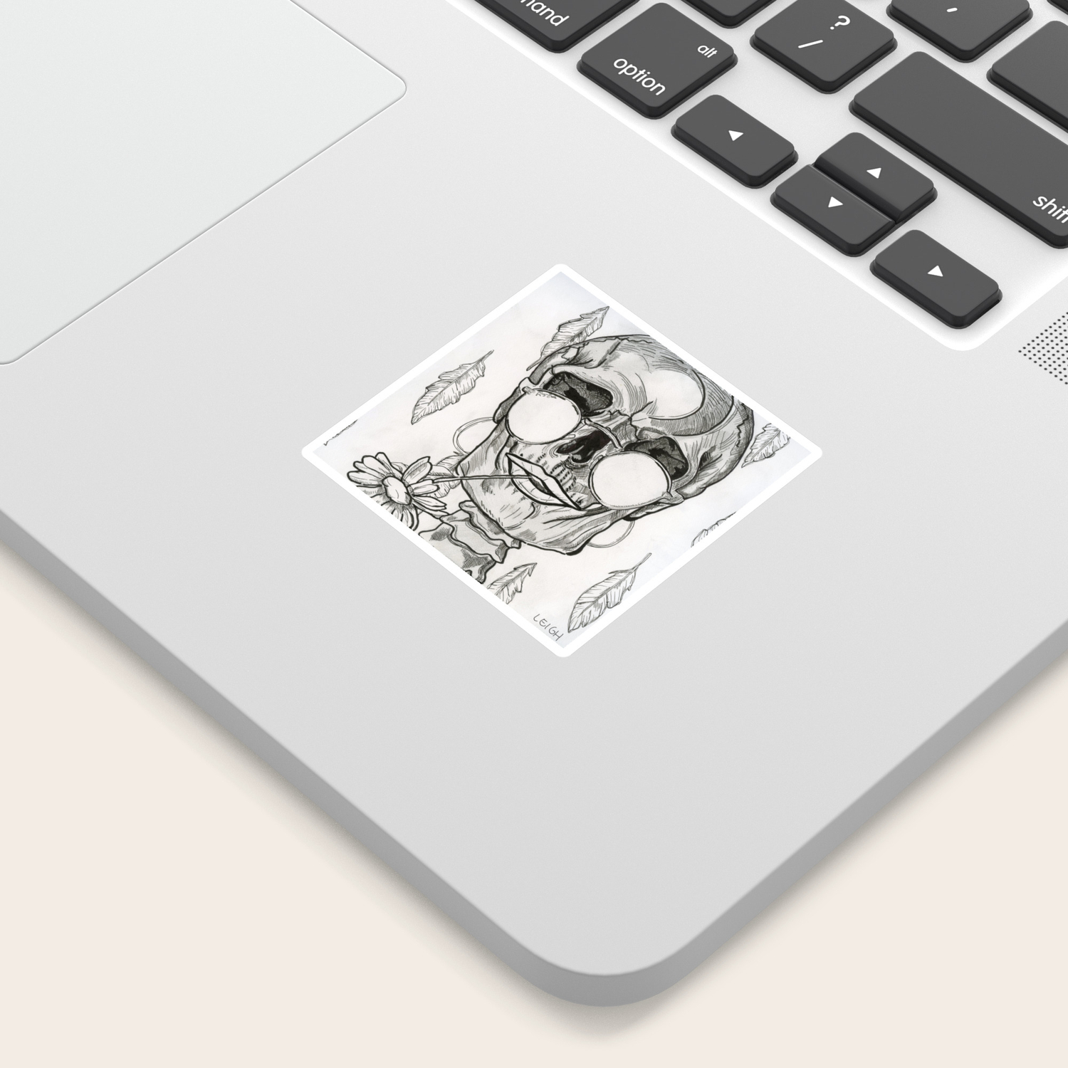 Over My Dead Body Sticker By Vibrantleigh Society6