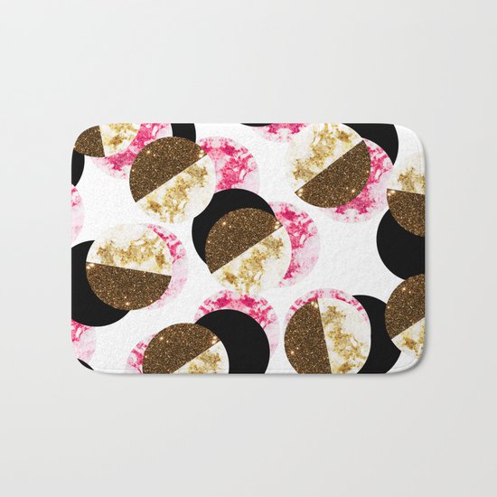 Strawberry Gal #society6 Bath Mat