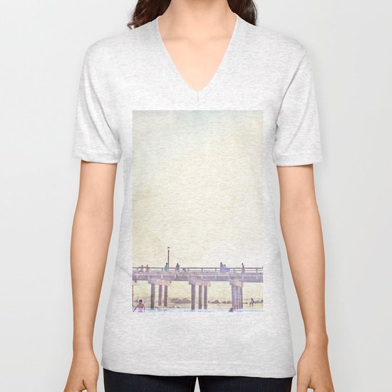 California Dreamin' in NY Unisex V-Neck