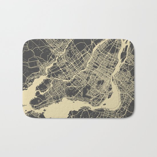 Montreal Map Bath Mat