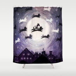 Wolves Sounds Shower Curtain