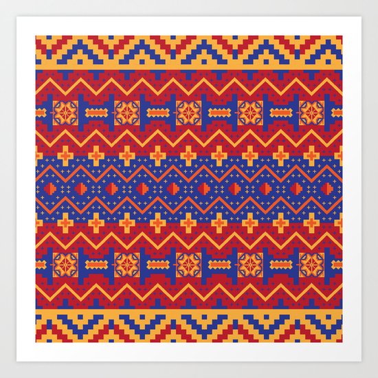 Native Art Print