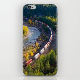 Railroad Fall - Mountain Train iPhone Skin