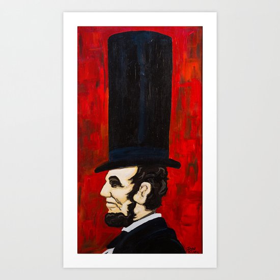 Abraham Lincoln -f Art Print