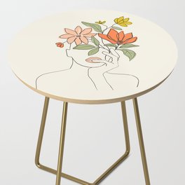 Color Blooming Line Side Table