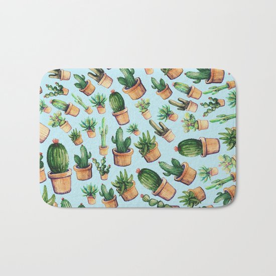cactus wave Bath Mat