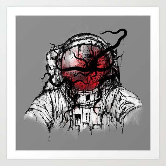 Space Parasitism Art Print