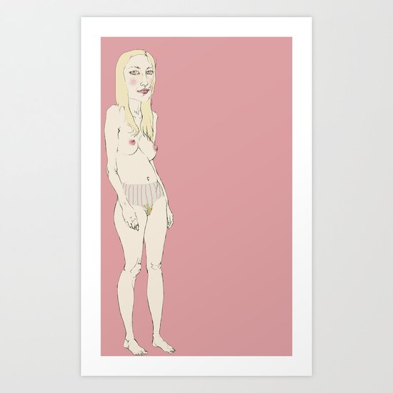 girl Art Print
