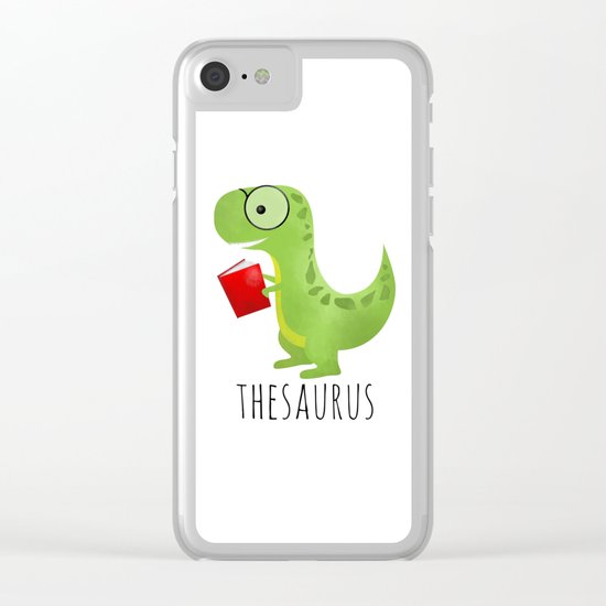 Thesaurus Clear iPhone Case