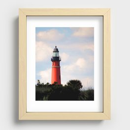Daytona Beach Lighthouse Recessed Framed Print