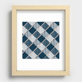 Checkers Recessed Framed Print