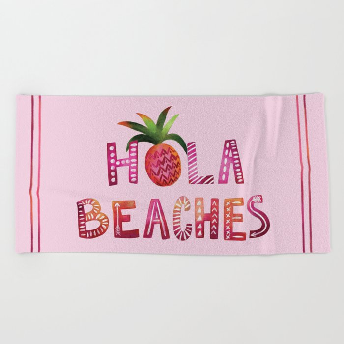 Hola Beaches Beach Towel