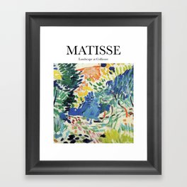 Matisse - Landscape at Collioure Framed Art Print