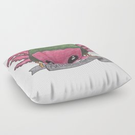 Leucistic Axolotl Floor Pillow