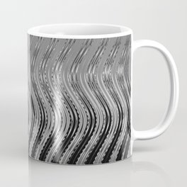Shades Of Grey And Silver Ombre Pattern Mug