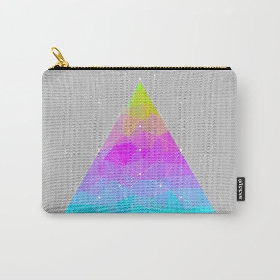 The Dots Will Somehow Connect (Geometric Pyramid) Carry-All Pouch