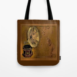His Master's voice Tote Bag