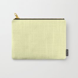 Very Pale Yellow - Solid Color Carry-All Pouch