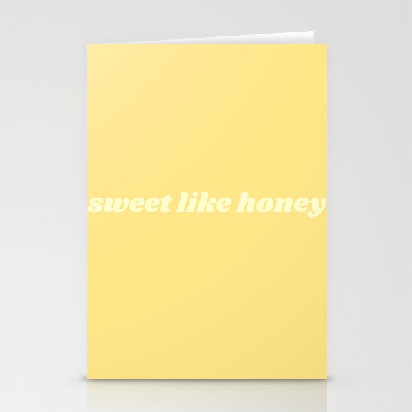 sweet like honey Stationery Cards