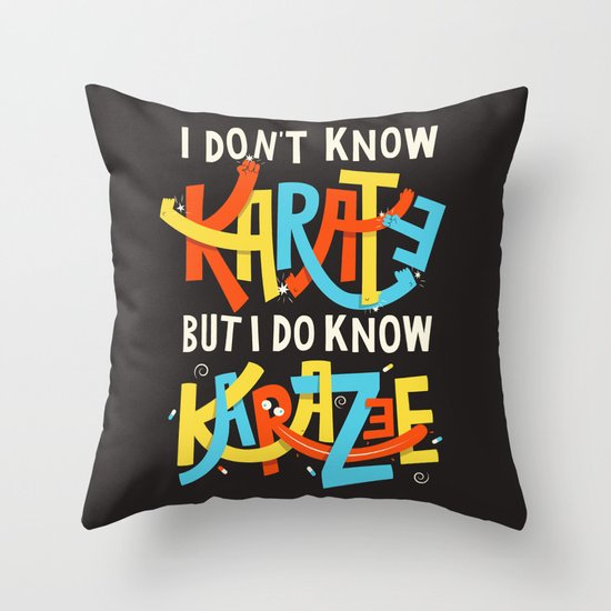 Mind over matter Throw Pillow