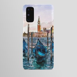 Gondolas in Venice Android Case