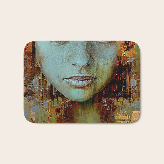 Autumn girl Bath Mat