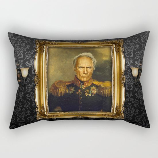 Clint Eastwood - replaceface Rectangular Pillow
