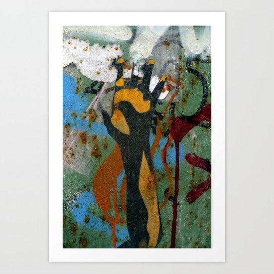 Reach and touch (2) Art Print