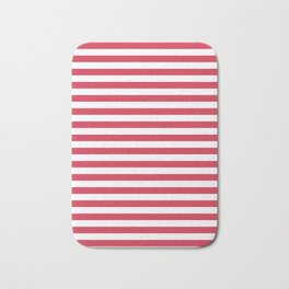 Red white striped Bath Mat | Redwhitestriped, Graphicdesign, Digital, Red, Pattern, Striped, Simple, Redstriped, Horizontalstripes, Stripes 