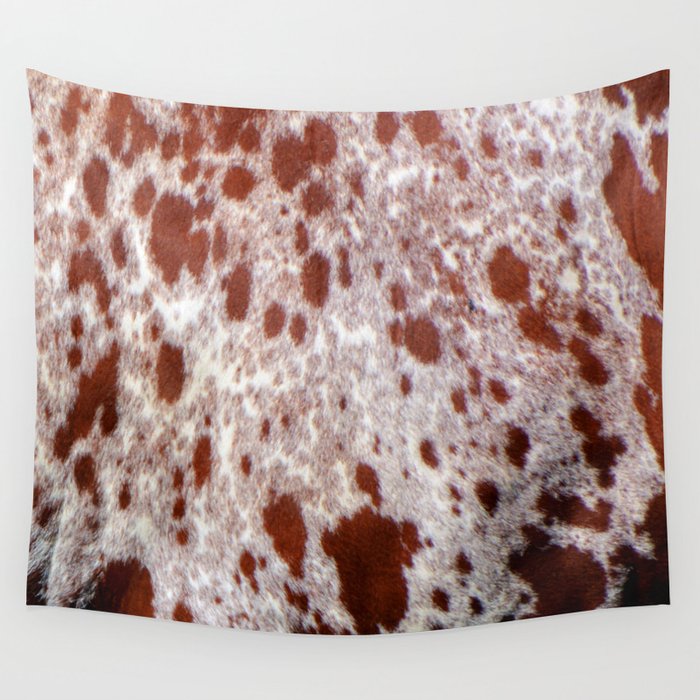 Spotted Brown Cowhide (ix 2021) Wall Tapestry