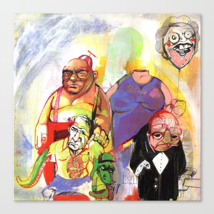 Insanity Runs in the Family Canvas Print