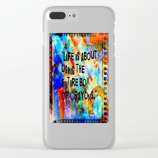 Crayon Box 2 Clear iPhone Case
