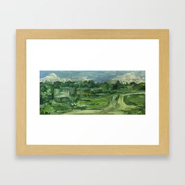 Horizontal Painting Framed Art Prints For Any Decor Style Society6