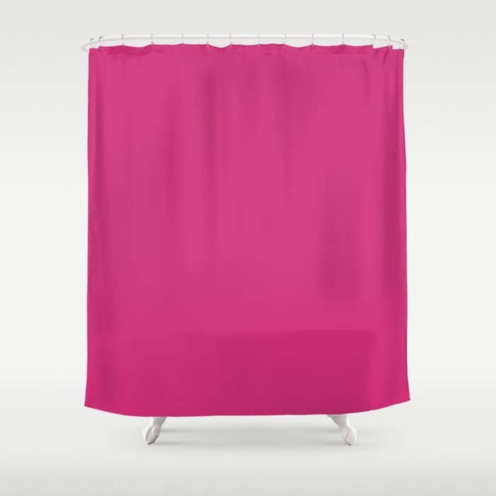 Fuchsia Pink Solid Color Collection Shower Curtain By Fuchsia Pink Solid Color Collection Shower Curtain By Fineearthprints Society6