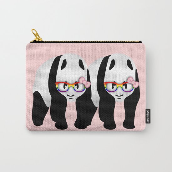Lesbian Gay Pride Pandas Carry-All Pouch