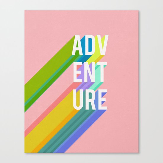 Adventure in Pink Canvas Print