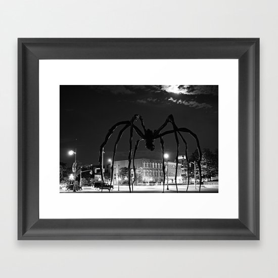 "Maman" under Moonlight Framed Art Print