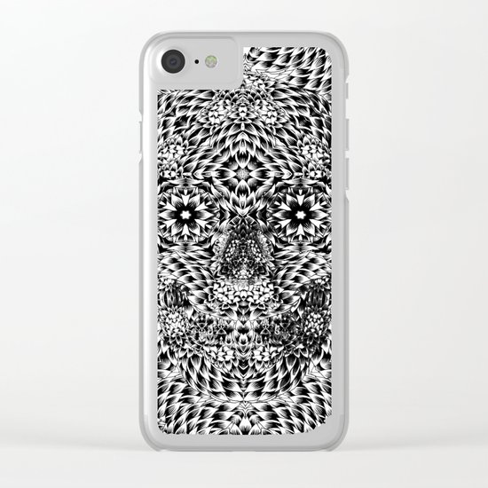 Skull VII Clear iPhone Case