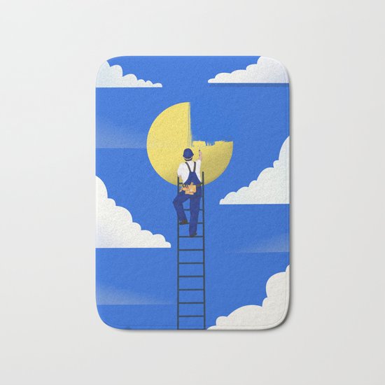 moon Bath Mat