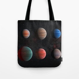 Space Art - Planets Tote Bag