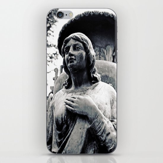 Hand on her heart iPhone & iPod Skin