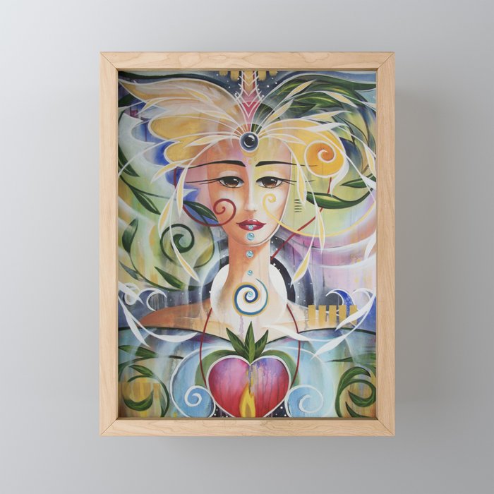 Radiance of Blessing Framed Mini Art Print