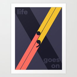 life Art Print | Digital, Graphicdesign 