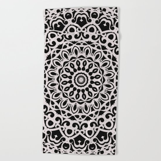 Tribal Mandala G385 Beach Towel