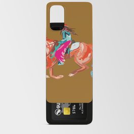 Cowgirl on Horse Art Rodeo Queen Western Art  Android Card Case
