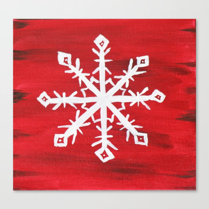 Giant Snowflake Canvas Print
